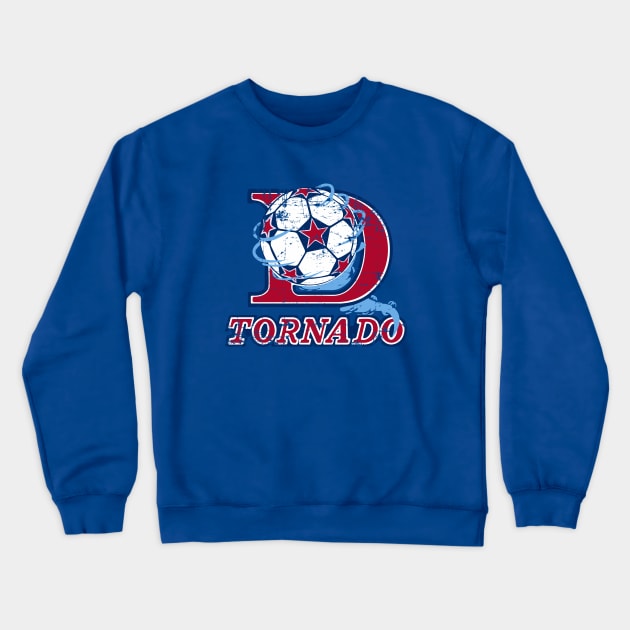 Dallas Tornado Distressed Crewneck Sweatshirt by Fresh Fly Threads